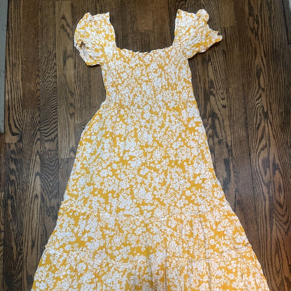 Yellow Midi Sundress